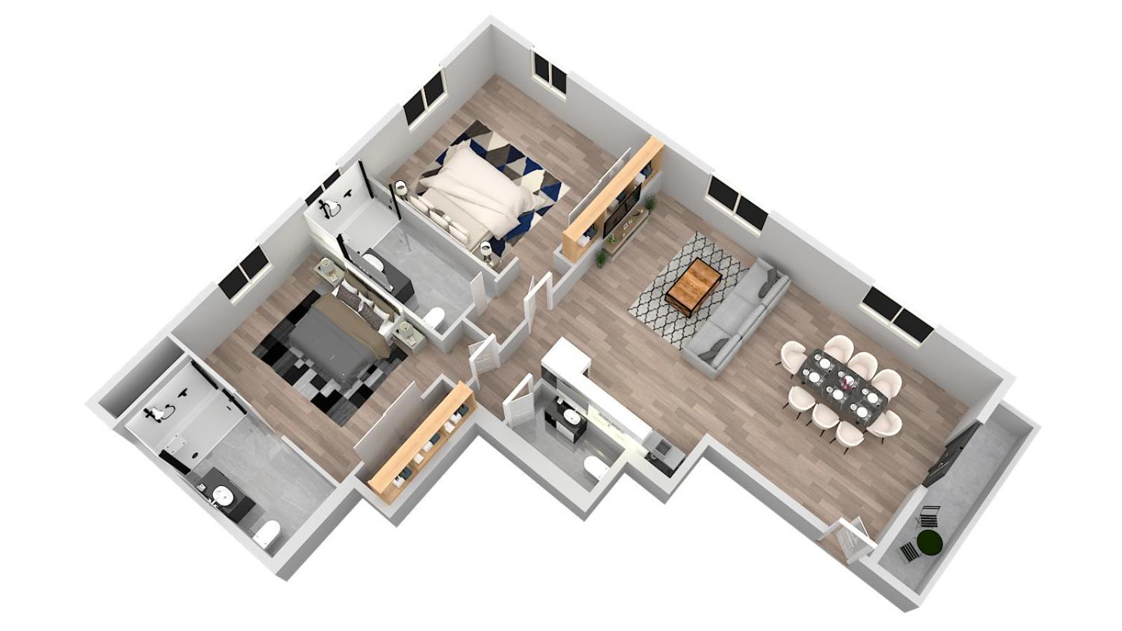 Superbe, T3 Spacieux 78 M2, Neuf, Parking, Balcon Gerde 외부 사진
