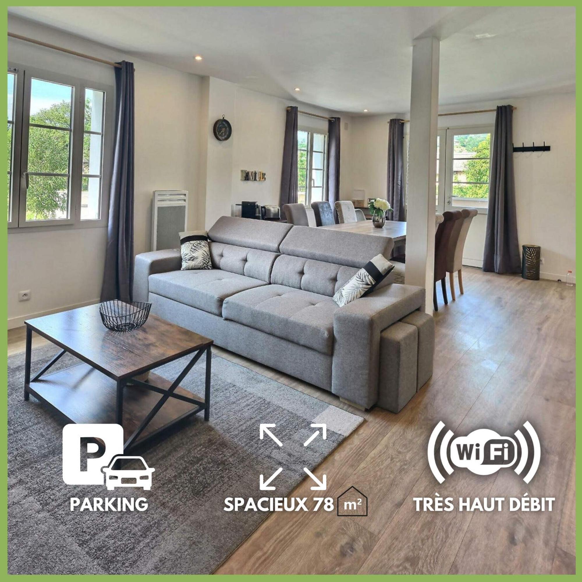 Superbe, T3 Spacieux 78 M2, Neuf, Parking, Balcon Gerde 외부 사진